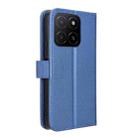 For Honor X5b 4G Diamond Texture Leather Phone Case(Blue) - 3