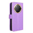 For Honor X60 Pro 5G / X9C 5G Diamond Texture Leather Phone Case(Purple) - 3