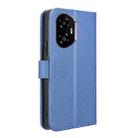 For Honor 300 5G Diamond Texture Leather Phone Case(Blue) - 3