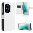 For Honor 300 Pro 5G / 300 Ultra 5G Diamond Texture Leather Phone Case(White) - 1