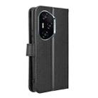 For Honor 300 Pro 5G / 300 Ultra 5G Diamond Texture Leather Phone Case(Black) - 3