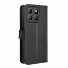 For Honor X8c 4G Diamond Texture Leather Phone Case(Black) - 3