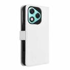 For Honor 400 Lite Diamond Texture Leather Phone Case(White) - 3