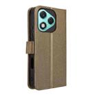 For Honor 400 Lite Diamond Texture Leather Phone Case(Brown) - 3