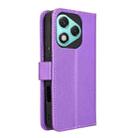 For Honor 400 Lite Diamond Texture Leather Phone Case(Purple) - 3
