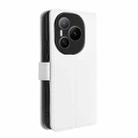 For Honor Power 5G Diamond Texture Leather Phone Case(White) - 3