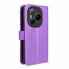 For Honor Power 5G Diamond Texture Leather Phone Case(Purple) - 3