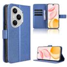 For Honor 400 Pro Global 160.8mm Diamond Texture Leather Phone Case(Blue) - 1