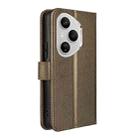 For Honor 400 Pro Global 160.8mm Diamond Texture Leather Phone Case(Brown) - 3