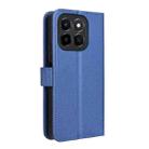 For Honor X6c 4G Diamond Texture Leather Phone Case(Blue) - 3