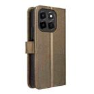 For Honor X6c 4G Diamond Texture Leather Phone Case(Brown) - 3