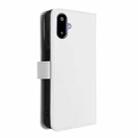 For Samsung Galaxy F06 5G / M06 5G Diamond Texture Leather Phone Case(White) - 3