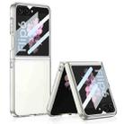 For Samsung Galaxy Z Flip6 GKK Integrated Ultra-thin Large Window PC Phone Case(Transparent) - 1