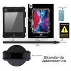 For iPad Pro 11 2024 RedPepper IP68 Waterproof PC + TPU Case with Lanyard & Swivel Bracket(Black) - 4