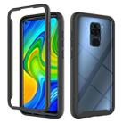 For Xiaomi Redmi Note 9 Starry Sky Solid Color Series Shockproof PC + TPU Protective Case(Black) - 1