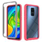 For Xiaomi Redmi Note 9 Starry Sky Solid Color Series Shockproof PC + TPU Protective Case(Red) - 1