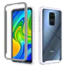 For Xiaomi Redmi Note 9 Starry Sky Solid Color Series Shockproof PC + TPU Protective Case (White) - 1