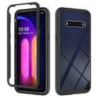For LG V60 ThinQ Starry Sky Solid Color Series Shockproof PC + TPU Protective Case(Black) - 1