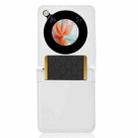 For ZTE nubia Flip / Libero Flip Diamond Texture Leather Phone Case(White) - 3