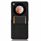 For ZTE nubia Flip / Libero Flip Diamond Texture Leather Phone Case(Black) - 3