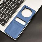 For ZTE nubia Flip / Libero Flip Diamond Texture Leather Phone Case(Blue) - 2