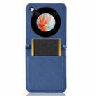 For ZTE nubia Flip / Libero Flip Diamond Texture Leather Phone Case(Blue) - 3