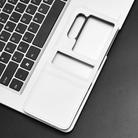 For ZTE nubia Flip2 Diamond Texture Leather Phone Case(White) - 2