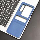 For ZTE nubia Flip2 Diamond Texture Leather Phone Case(Blue) - 2