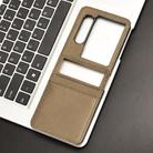 For ZTE nubia Flip2 Diamond Texture Leather Phone Case(Brown) - 2