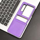 For ZTE nubia Flip2 Diamond Texture Leather Phone Case(Purple) - 2