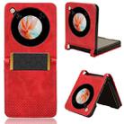 For ZTE nubia Flip / Libero Flip Retro Texture Leather Phone Case(Red) - 1