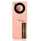 For ZTE nubia Flip / Libero Flip Skin Feel Card Slot Leather Phone Case(Pink) - 3