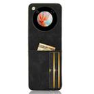 For ZTE nubia Flip / Libero Flip Skin Feel Card Slot Leather Phone Case(Black) - 3