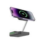 hoco CQ10 Consuelo Folding 3 in 1 Wireless Fast Charger(Black) - 3