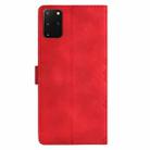 For Samsung Galaxy S20+ Cherry Blossom Butterfly Skin Feel Embossed PU Phone Case(Red) - 3