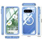 For Google Pixel 9 / 9 Pro RedPepper Transparent IP65 Life Waterproof Phone Case(Blue) - 2