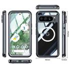 For Google Pixel 9 / 9 Pro RedPepper Transparent IP65 Life Waterproof Phone Case(Black) - 2