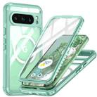 For Google Pixel 9 / 9 Pro RedPepper Transparent IP65 Life Waterproof Phone Case(Green) - 1