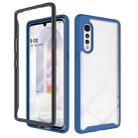 For LG Velvet Starry Sky Solid Color Series Shockproof PC + TPU Protective Case(Royal Blue) - 1