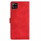 For Samsung Galaxy M53 Cherry Blossom Butterfly Skin Feel Embossed PU Phone Case(Red) - 3