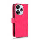 For Xiaomi Redmi 13 4G Skin Feel Magnetic Flip Leather Phone Case(Rose Red) - 3