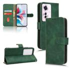 For OPPO Reno11 PJH110 Skin Feel Magnetic Flip Leather Phone Case(Green) - 1