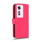 For OPPO Reno11 PJH110 Skin Feel Magnetic Flip Leather Phone Case(Rose Red) - 3