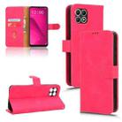 For T-Mobile Revvl 7 5G Skin Feel Magnetic Flip Leather Phone Case(Rose Red) - 1