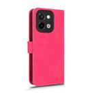 For vivo Y28 4G Skin Feel Magnetic Flip Leather Phone Case(Rose Red) - 3