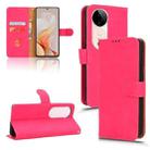 For vivo S19 Skin Feel Magnetic Flip Leather Phone Case(Rose Red) - 1