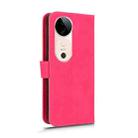 For vivo S19 Skin Feel Magnetic Flip Leather Phone Case(Rose Red) - 3