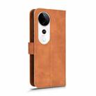 For vivo S19 Pro / V40 Skin Feel Magnetic Flip Leather Phone Case(Brown) - 3