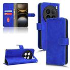 For vivo X100 Ultra Skin Feel Magnetic Flip Leather Phone Case(Blue) - 1