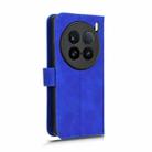 For vivo X100 Ultra Skin Feel Magnetic Flip Leather Phone Case(Blue) - 3